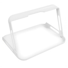 HOMECRAFT Freehand Serving Tray, Lightweight Plastic Tray with Foldaway Handle, One Handed Carrying for Food and Drinks, Stable Te