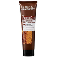 L'Oréal Men Expert Barber Club Beard Contour Shaving Cream Clear Texture for Accurate and Precise Shave with Good Visibility Cedar