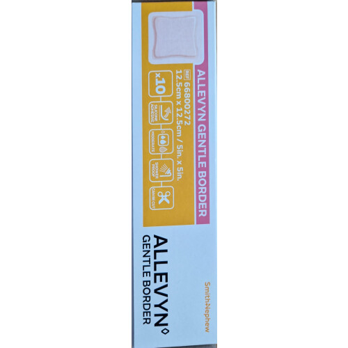 Allevyn Gentle Foam Border Dressing: Pack of 10 2