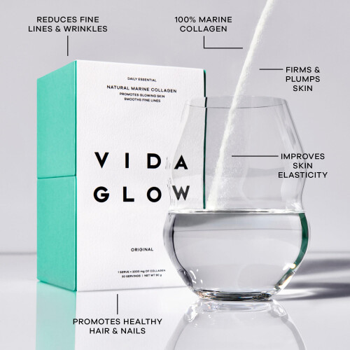 Vida Glow Marine Collagen Powder Sachets Original 2