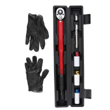 Clé Dynamométrique 30-210 Nm for Véhicules avec Embouts 17/19/21 mm et Gants