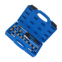 17 PCS Siège D'injecteur Coffret d'outils de nettoyage siège injecteur Diesel