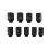 9pcs 6 points 1/2" Ensemble de douilles écrou de moyeu d'essieu 29mm-38mm 4
