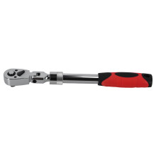 Clé à Cliquet 3/8" 72 Dents Arc 5 Extensible 250-315mm Tête Flexible Acier