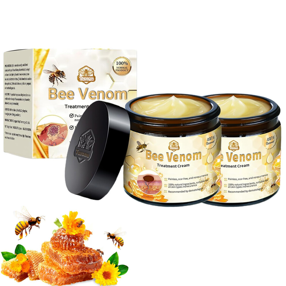 Cream Bee Venom For Scar Removal And Skin Antiaging Moisturizer For Face And Body 2Pcs