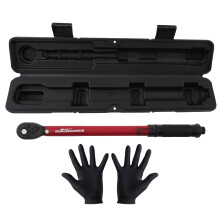 Clé à Couple 3/8" 5-60Nm 72 Dents Serrage Bidirectionnel for Auto Vélo