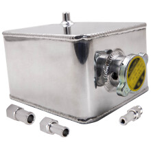 2,5 L Aluminium Kühlmittel Überlauf Ausgleichsbehälter Wassertank Universal