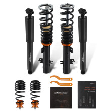 Amortisseurs combinés fileté réglables for Peugeot 207 2006-2014 1.4/1.6 HDI