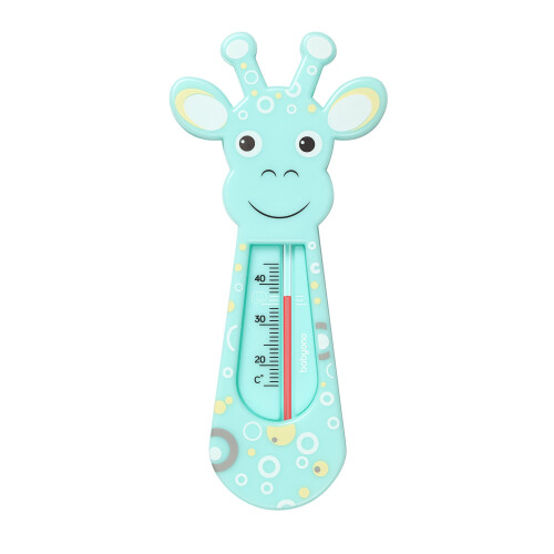 BabyOne Giraffe Baby Safe Floating Bath Thermometer Analog