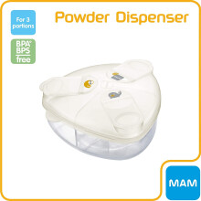 MAM Formula Dispenser Stores 40g Per Serving and Holds 3 Servings Sp