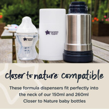 Tommee Tippee Milk Powder Dispensers 6 Pack of Formula Powder Dispense
