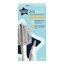 Tommee Tippee Closer to Nature 2in1 Baby Bottle Brush Assorted