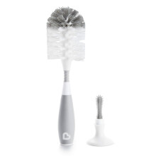 Munchkin Bristle Baby Bottle Cleaner Brush for Baby Cups | Grey