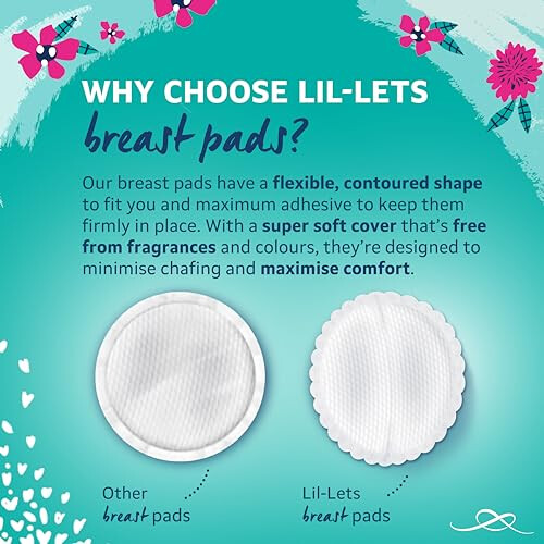 Lil-Lets Lil-Lets Maternity BreastPads, X 120 Count, Dispos 2