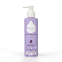 Kokoso Baby - Coconut Oil Baby Lotion, Natural Coconut Oil Fragrance - With Sweet Almond Oil - Moisturises & Nourishes - Suitable for Dry, Sensitive