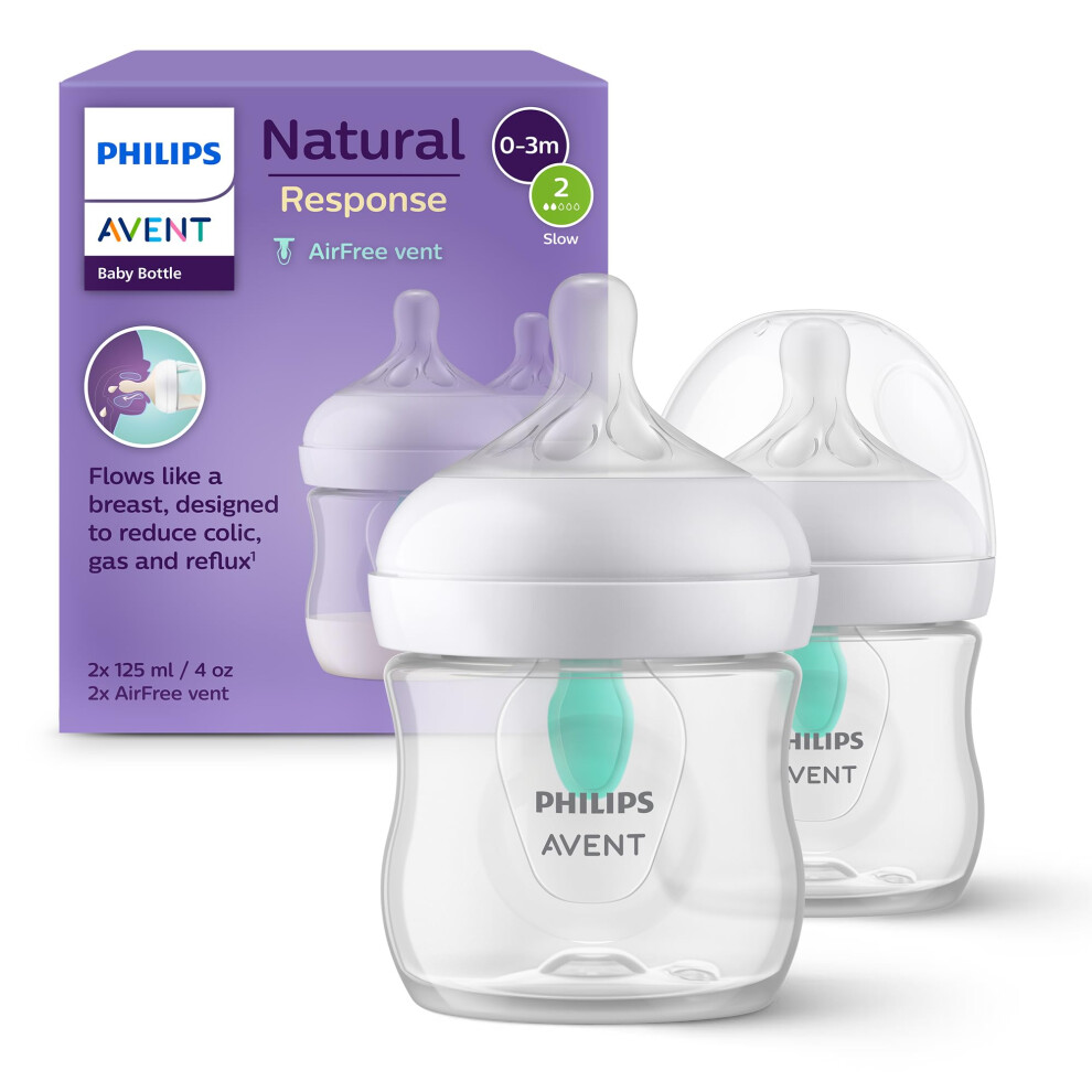 Philips Natural Response Baby Bottle - 2X 12 Avent