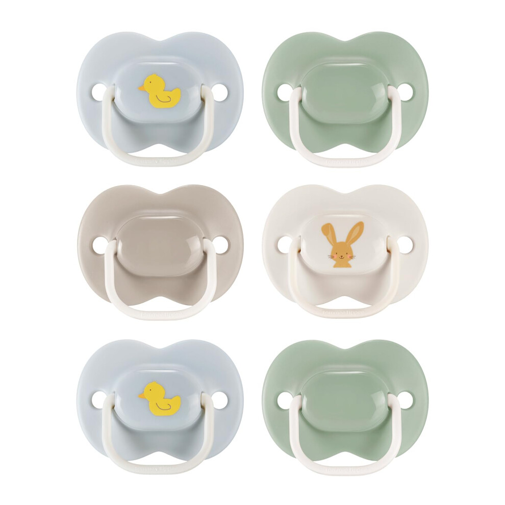 Anytime Soothers, 6-18M, 6 Pack, Sym Tommee Tippee