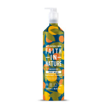 Faith In Nature 500ml Metal Bottle Natural Grapefruit and Orange Body Wash, Ener