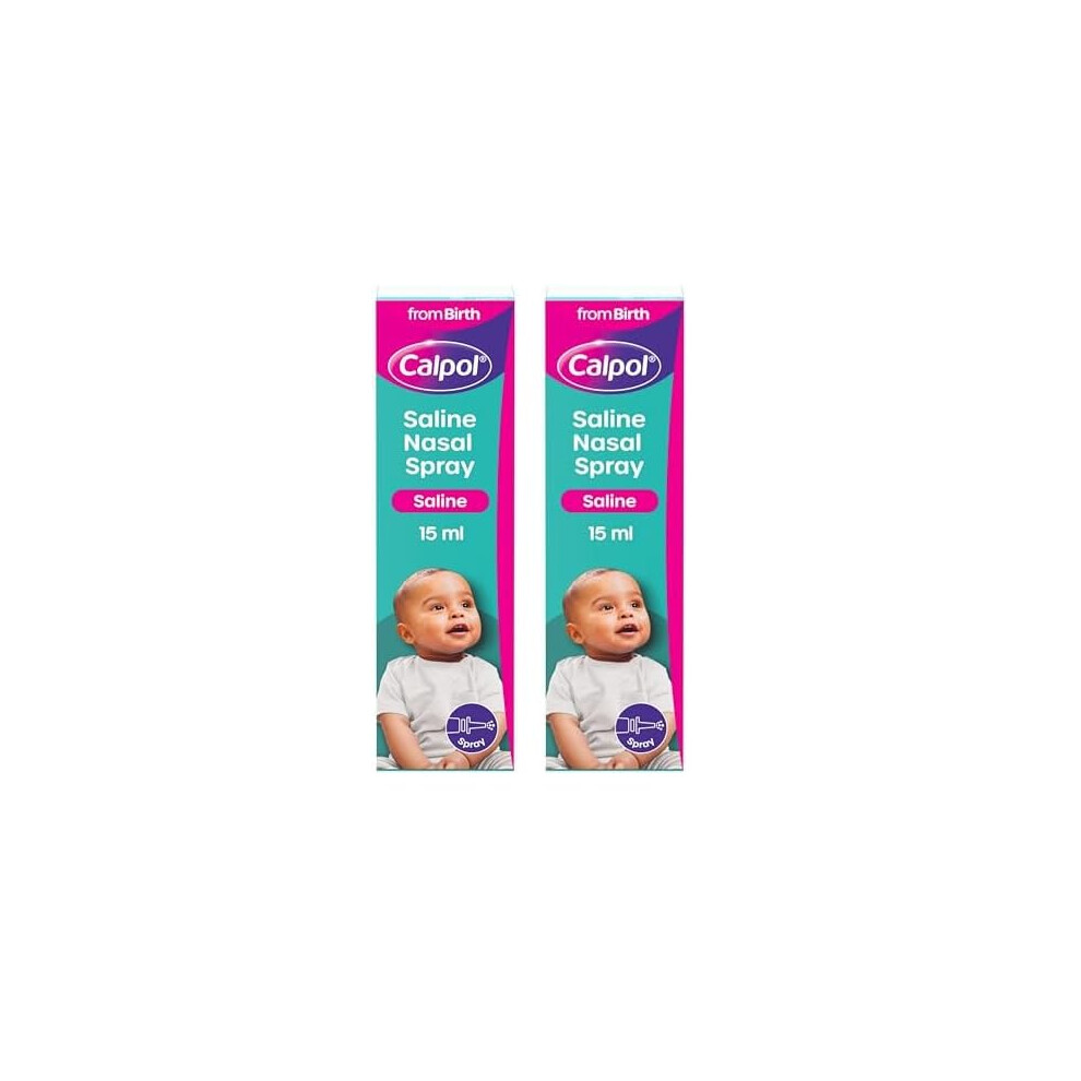 Saline Congestion Relief Nasal Spray, 15Ml Calpol