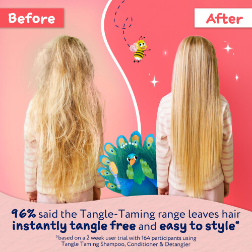 Childs Farm Tangle Taming Shampoo, Straight or Wav 2