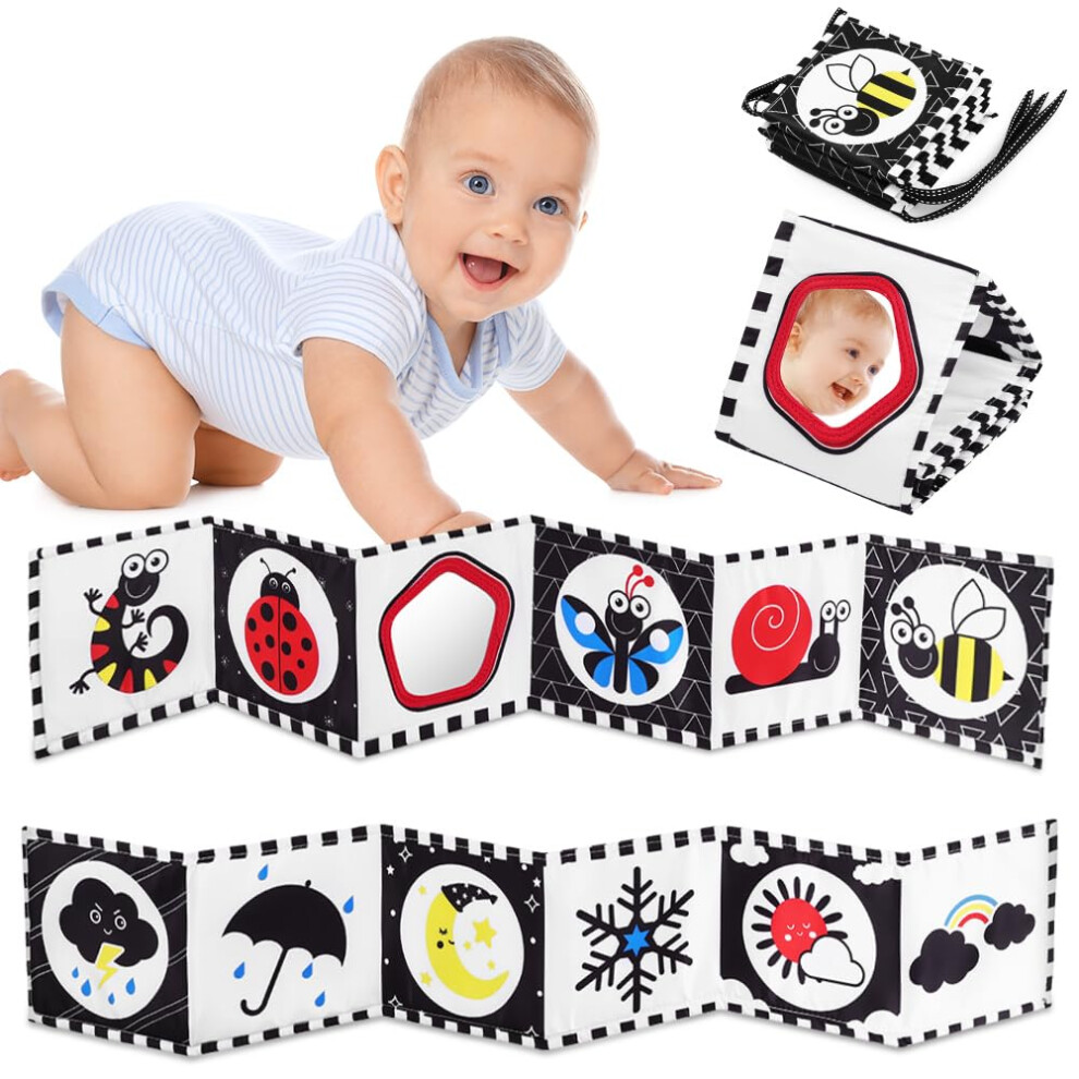Baby Soft Books, And Baby Bath Black/White Vicloon
