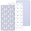 Yukkidds 60x120cm Fitted Baby Cot Sheets Soft Micr 1