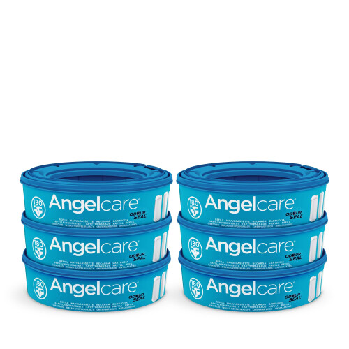 Angelcare Round Refill, 6 Pack, for Original Nappy