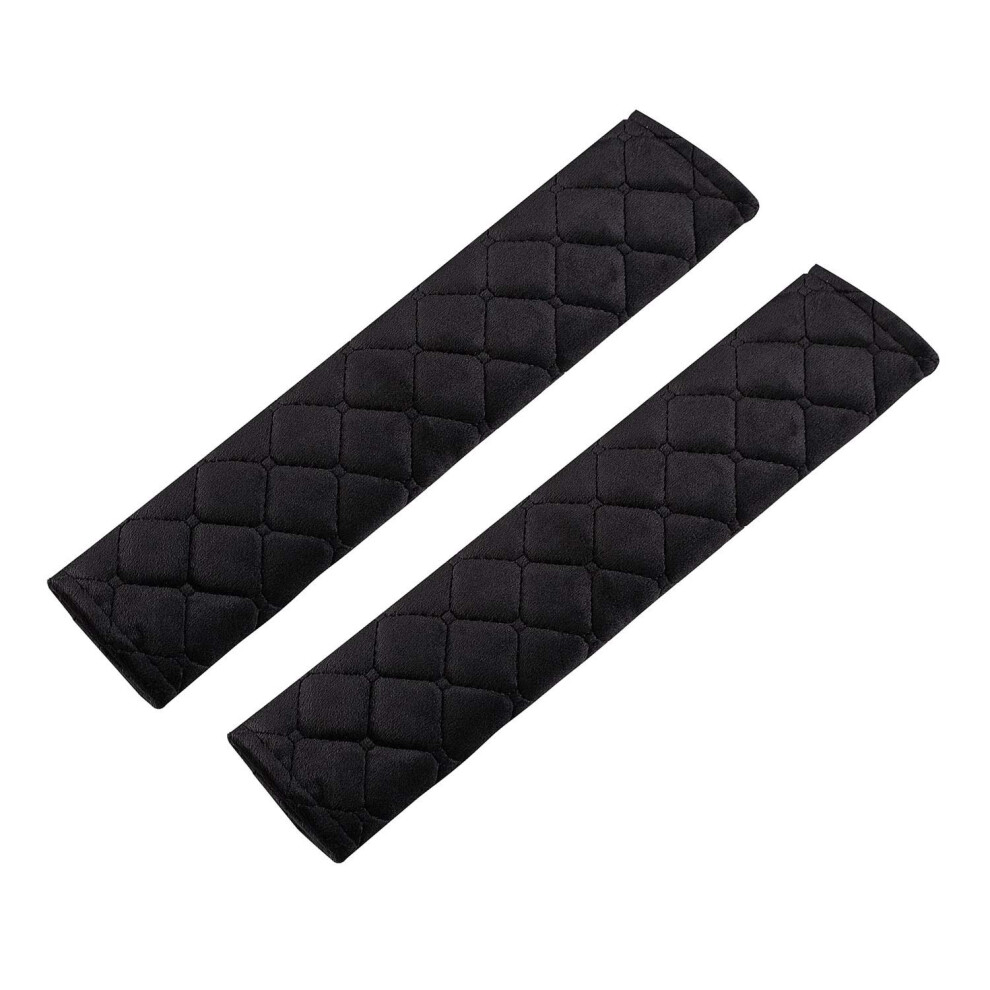 Uraqt Car Seat Belt Pads, 2 Pack Harness Pads, Pram Strap Covers, Backpack Shoulder Pad, Multifunctional Seat Belt Pad Cover For Kids And Adults