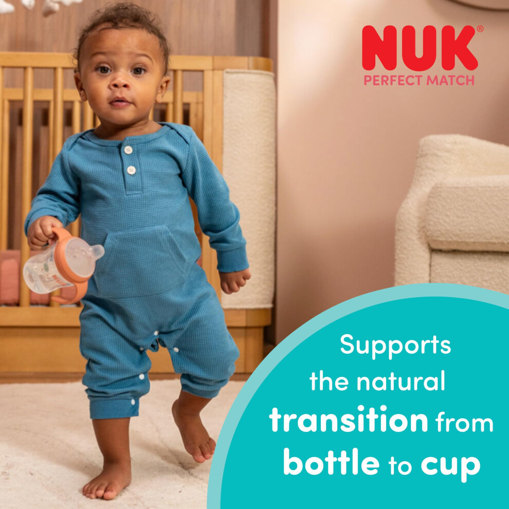 Nuk Perfect Match Learner Bottle 6 Months 150Ml Leak Proof Sippy Cu