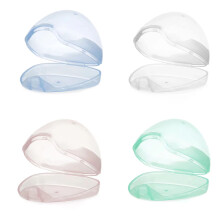 PandaEar Dummy Holder Case| 4 Pack Pacifier Case Dummy Box Cover Snoother Pods| Universal Pacifier Box Accessories Holders for Travel| BPA Free
