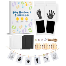 Baby Footprint Kit & Handprint Kit, 2 Inkless Ink