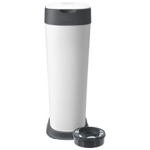 Tommee Tippee Twist and Click XL Nappy Bin, White,