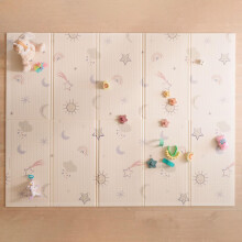 Nuby Foldable Reversible Play Mat - Easy Clean | Reversible | Waterproof | Suita