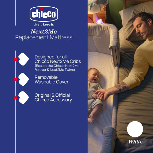 Chicco Next2Me Standard Mattress, White | Original 2