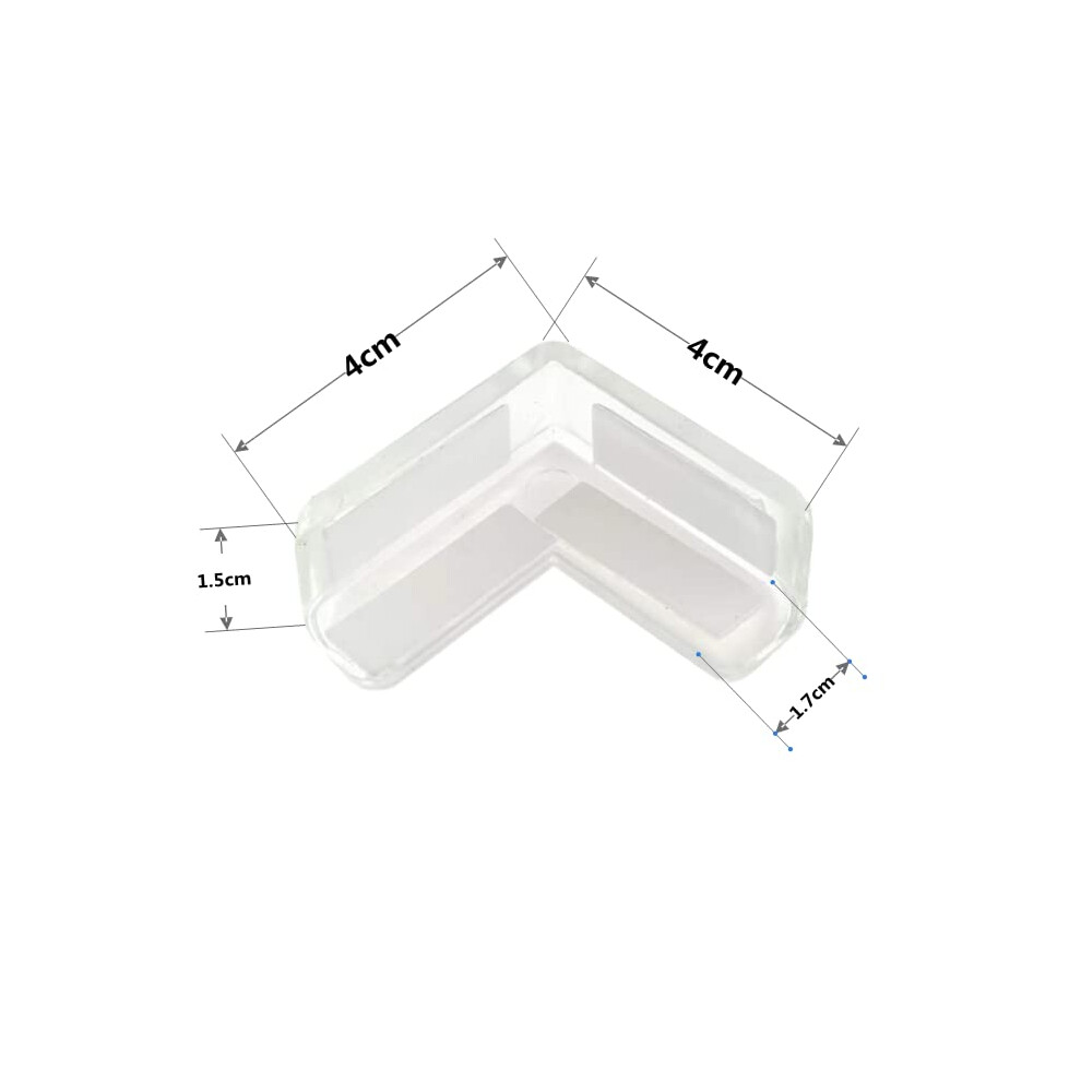 Kuou Lezqhb Clear Corner Protectors For Kids 20 Packs Baby Proofing Corners