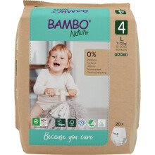 Bambo Nature Premium Training Pants, Size 4 (7-12k
