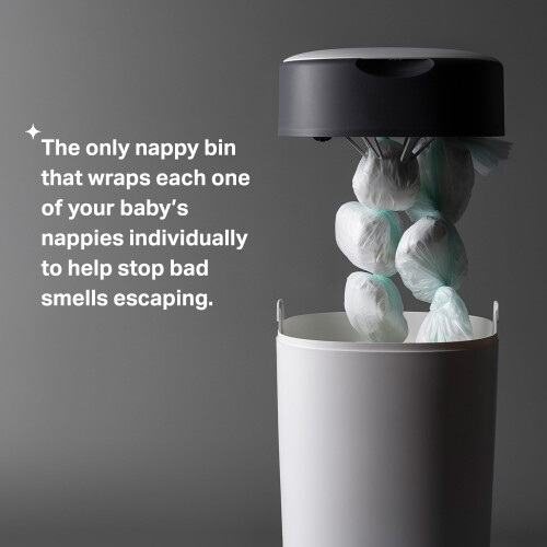 Tommee Tippee Tommee Tippee Twist and Click Nappy Bin Starter Set 6x Refill Cassette 2