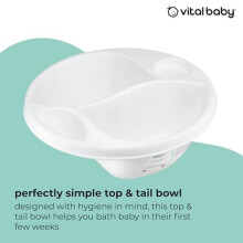 Vital Baby Perfectly Simple Top Tail Bowl Everyday Basic Top Tail Bo
