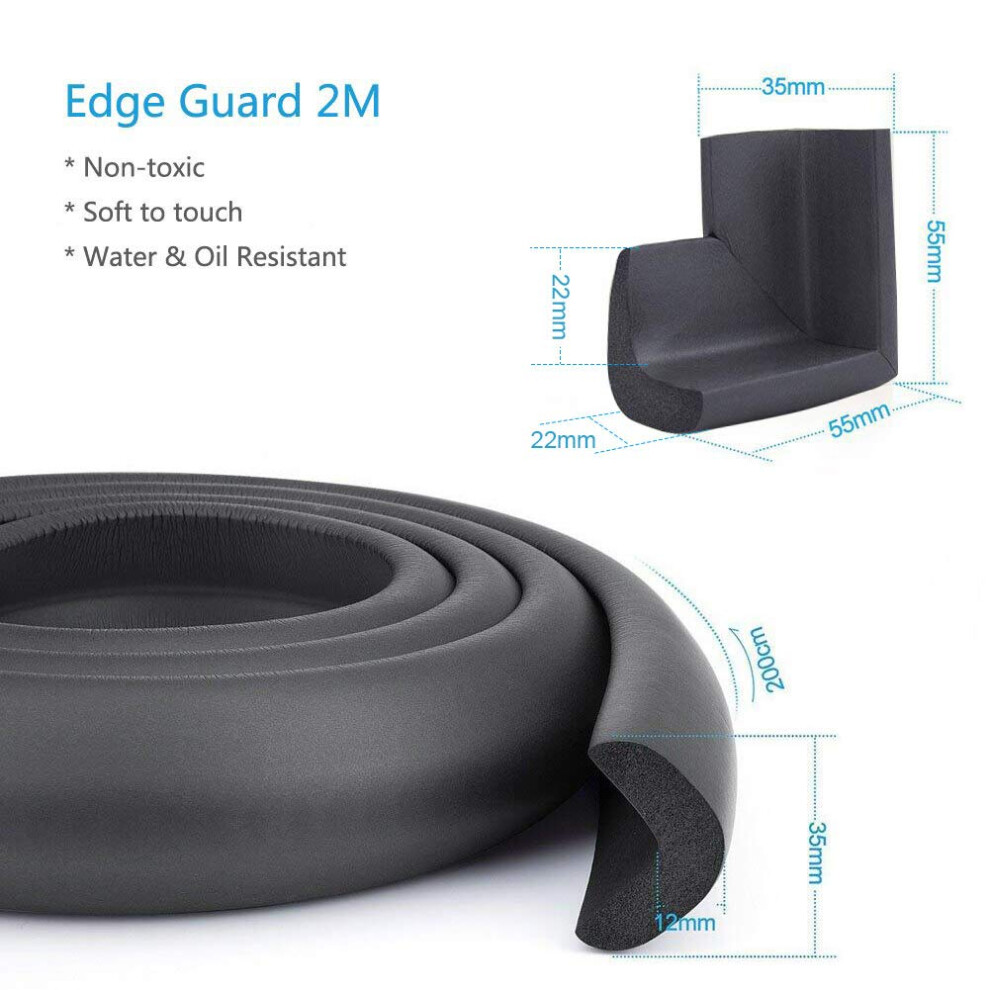 Vicloon Edge Protectors 2 M Foam Safety Strip And 4 Corner Cushion Pro