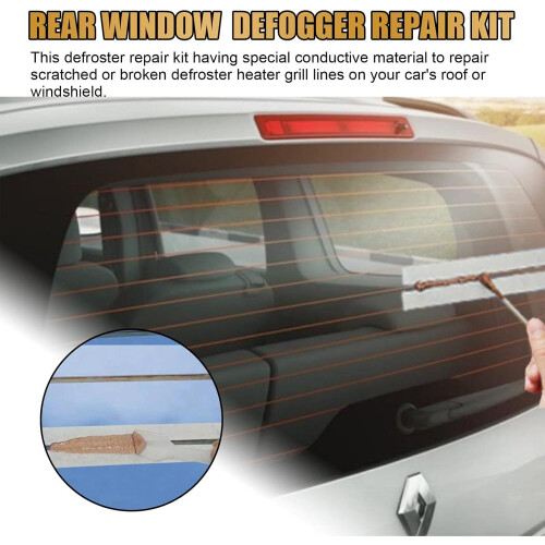 Car Defroster  Kit for Rear Window and Windshield Quick Grid Line DIY 1