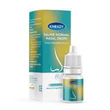 Knoxzy Saline Nasal Drops Ãâ‚✠Suitable for Children Ãâ‚✠Instant Relief for Blocked Nose & Sinuses (10ml) (10 ml, 1, Count)