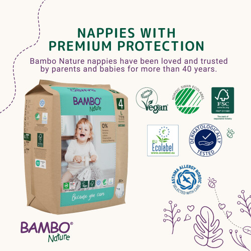 Bambo Nature Premium Training Pants, Size 4 (7-12k 2