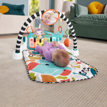 FisherPrice Baby Activity Mat Glow and Grow Kick Play Piano Gym Porta