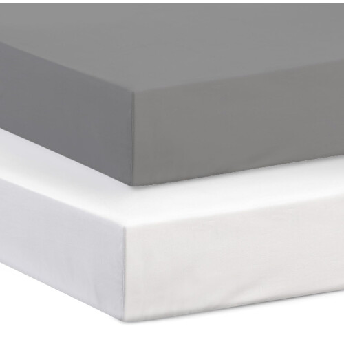 Crib Fitted Sheets 2 Pack (90 x 50 cm) | Hypoaller 1