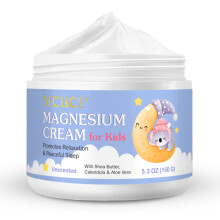 Magnesium Cream for Kids,Magnesium Lotion for Sleep,Natural Bedtime Lotion Relaxation & Relieves Stress, Natural Body Butter for Deep Hydration - Saf