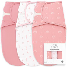 Little Seeds Swaddle Blanket 0-3 Months, 3-Pack Or
