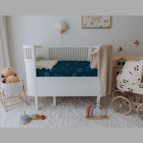 Dreamology Cotton Cot Bed Sheets,100% Cotton Jerse 1