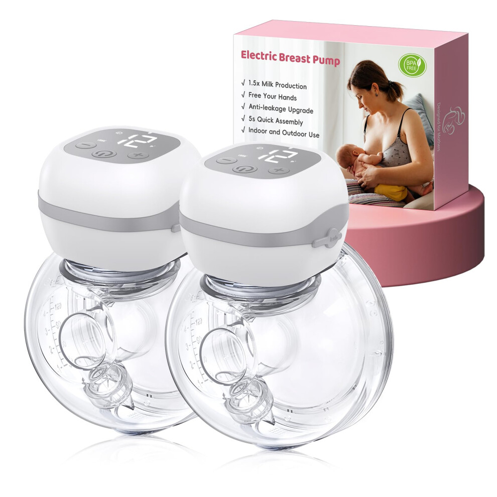 Electric Breast Pump Wearable, Hands-Free & Haokoo