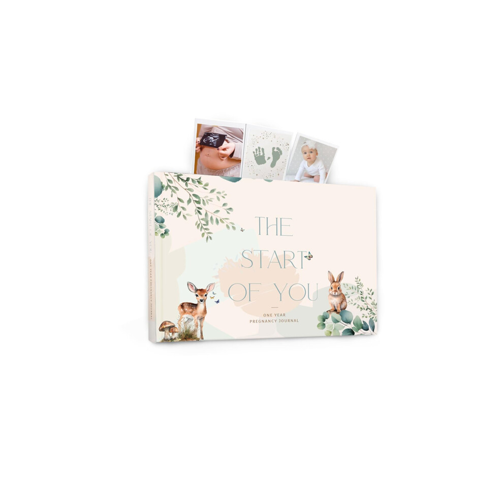 Kidproducts All Your Child Needs Pregnancy Journal & Planner | Gift For Expecting Mums | Memory Book To Capture Every Milestone | Month-By-Month Scrapbook & Photo Album For Baby Boys