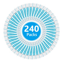URAQT Nasal Rinse Salt, 240 Packs Nasal Irrigation